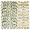Land & Shore Fintra Stripe (Blackout), Green - Roller Blind